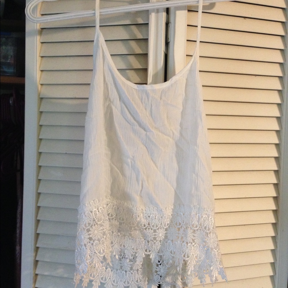 Lace tank top